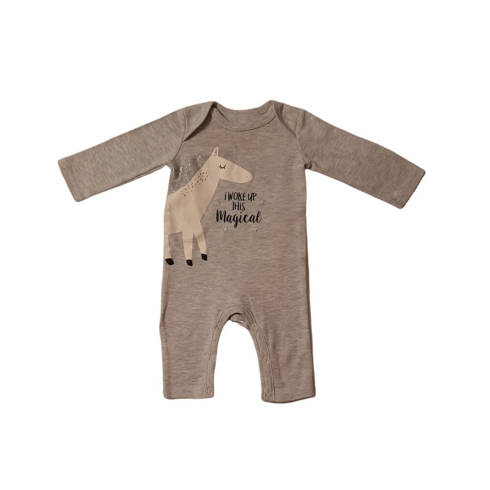Baby Girl's Baby Essentials Grey Jumper- Size 6M